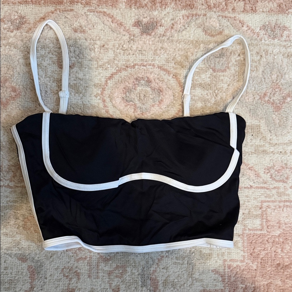 Black and White Women's Bralette